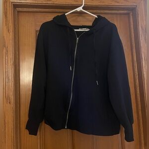 Treasure and Bond black zippered hoodie. XL.